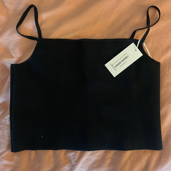 reformation eli black sweater top - Picture 2 of 4